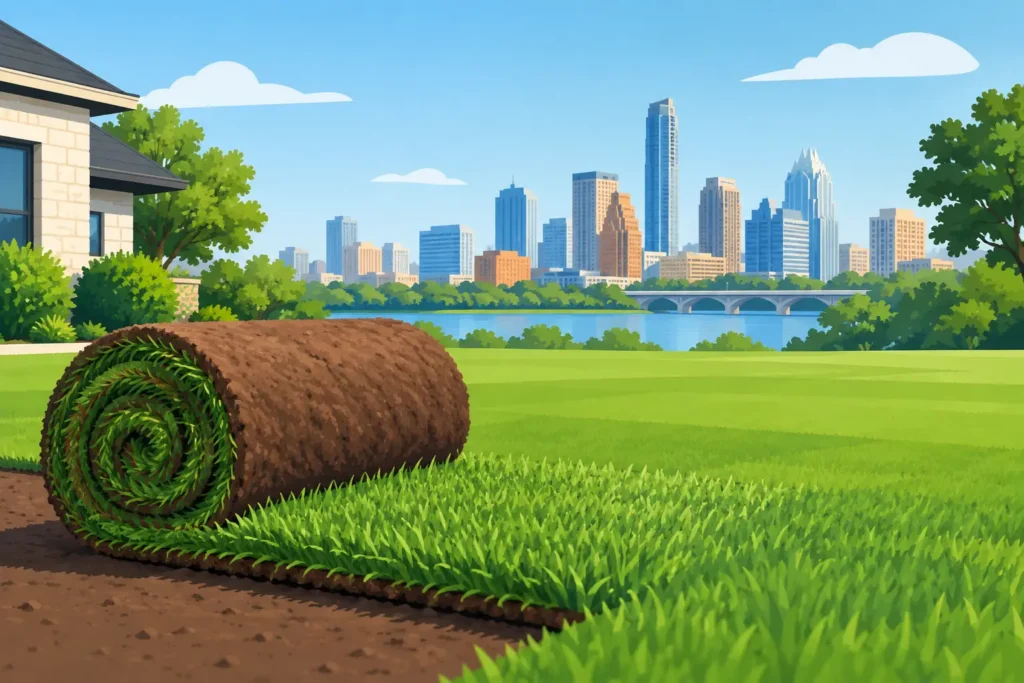 Best Sod for Austin Texas Lawns and Yards