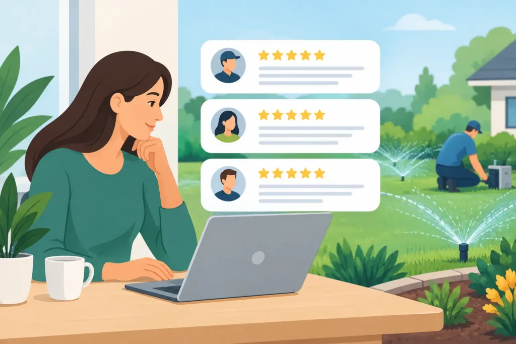 How to Read Irrigation Contractor Reviews