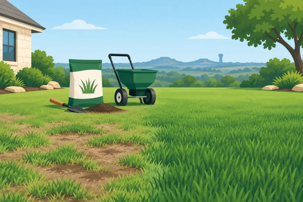 How to Repair Patchy Grass in Central Texas