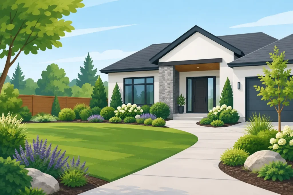 Landscape Makeover for a New Home That Lasts