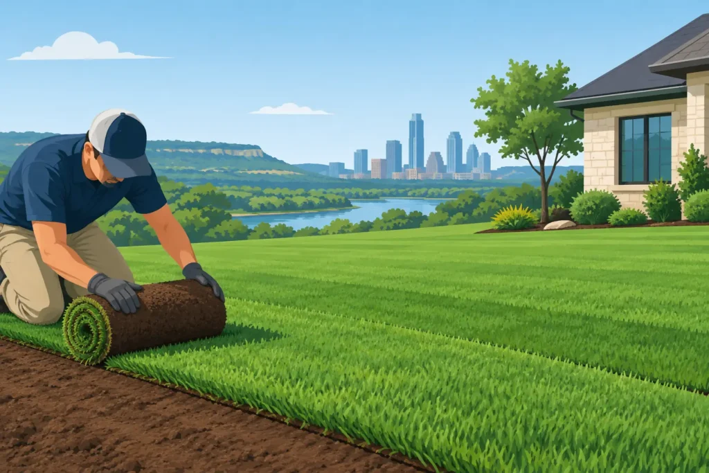 Sod Installation That Holds Up in Central Texas