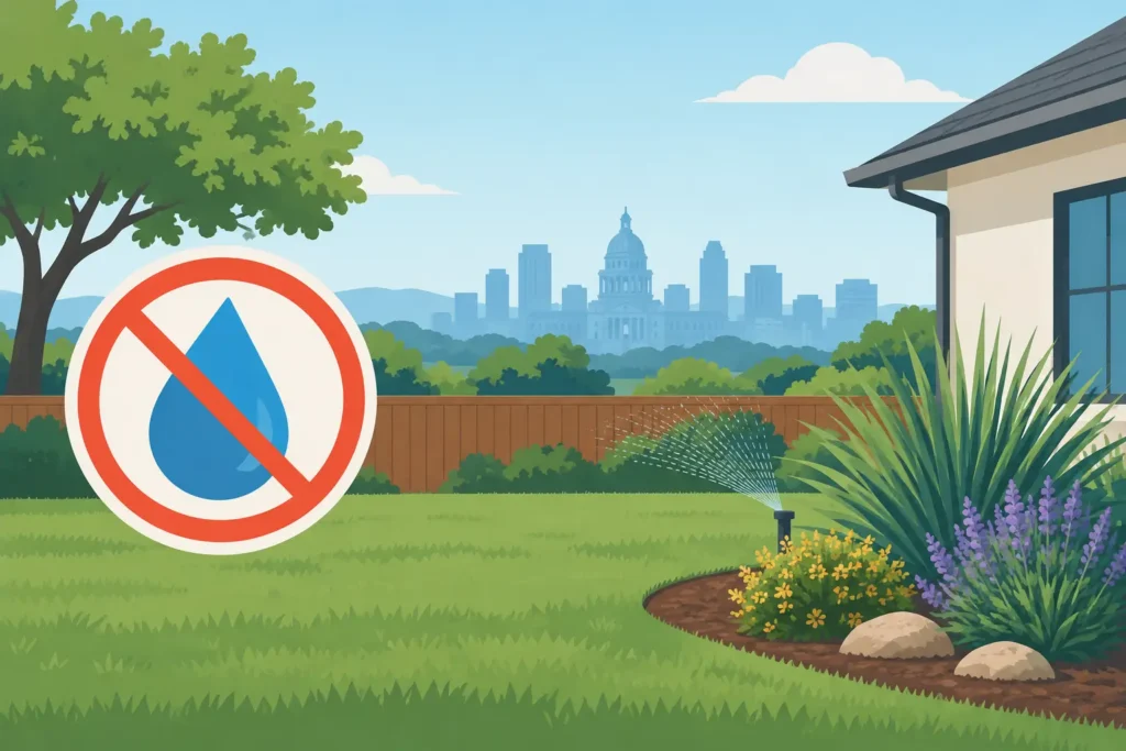 Texas Water Restrictions for Central Texas Yards